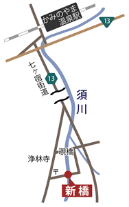 新橋の地図