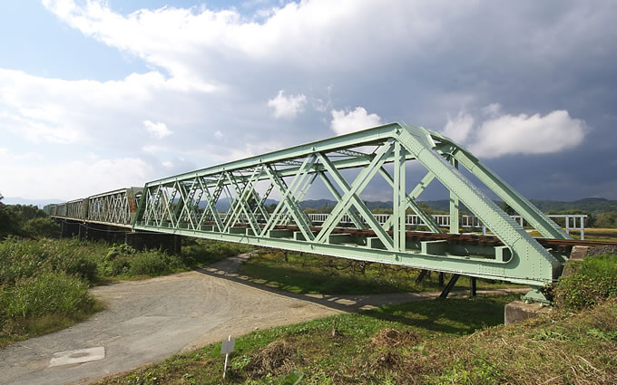 JR左沢線最上川橋梁の写真1