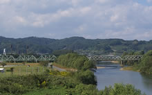 JR左沢線最上川橋梁の写真7
