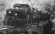 真室川森林鉄道の運用当時の写真2