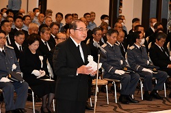 9月17日警察葬の様子